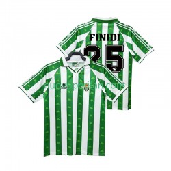 Maglie da Calcio Real Betis FINIDI 25 1996 1997 Retro Uomo Prima Tenuta Maniche Corte