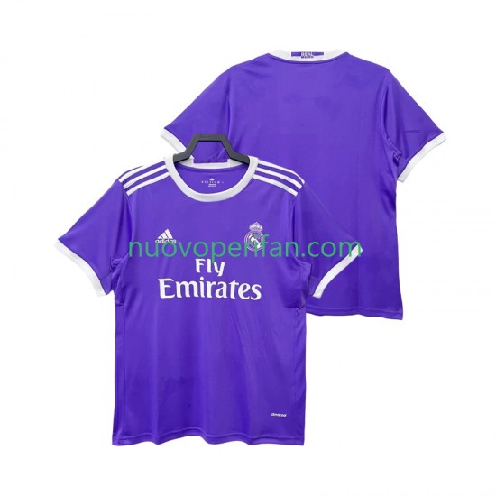 Maglie da Calcio Real Madrid 2016 2017 Retro Uomo Trasferta Tenuta Maniche Corte