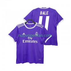 Maglie da Calcio Real Madrid BALE 11 2016 2017 Retro Uomo Trasferta Tenuta Maniche Corte
