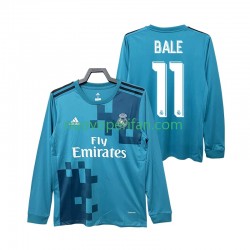 Maglie da Calcio Real Madrid BALE 11 2017 2018 Retro Uomo Alternativa Tenuta Maniche Lunghe