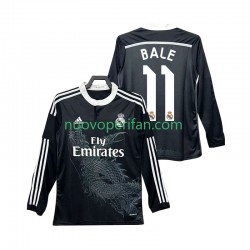 Maglie da Calcio Real Madrid BALE 11 2014 2015 Retro Uomo Alternativa Tenuta Maniche Lunghe