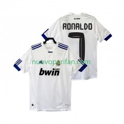 Maglie da Calcio Real Madrid Cristiano Ronaldo 7 Retro Uomo Prima Tenuta 2011 2010 Maniche Corte