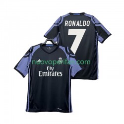 Maglie da Calcio Real Madrid Cristiano Ronaldo 7 2016 2017 Retro Uomo Alternativa Tenuta Maniche Corte