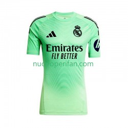Maglie da Calcio Real Madrid Portiere Uomo Trasferta Tenuta 2025-2026 Maniche Corte