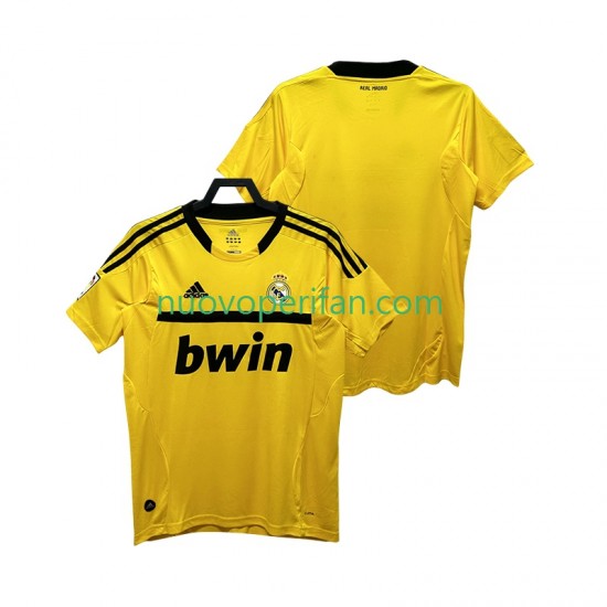 Maglie da Calcio Real Madrid 2012 Portiere Retro Uomo Prima Tenuta 2011 Maniche Corte