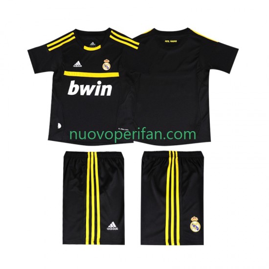 Maglie da Calcio Real Madrid -2012 Portiere Retro Bambino Prima Tenuta 2011 Maniche Corte