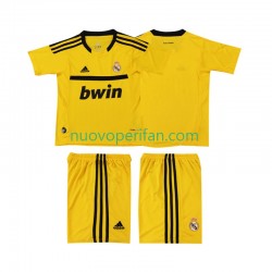 Maglie da Calcio Real Madrid 2012 Portiere Retro Bambino Prima Tenuta 2011 Maniche Corte
