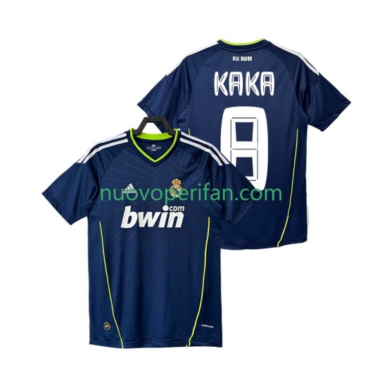 Maglie da Calcio Real Madrid KAKA 8 Retro Uomo Trasferta Tenuta 2011 2010 Maniche Corte