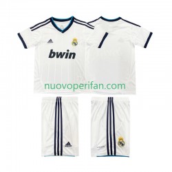Maglie da Calcio Real Madrid 2012 2013 Retro Bambino Prima Tenuta Maniche Corte