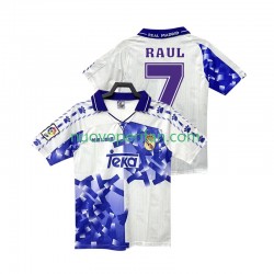 Maglie da Calcio Real Madrid RAUL 7 1996 1997 Retro Uomo Alternativa Tenuta Maniche Corte