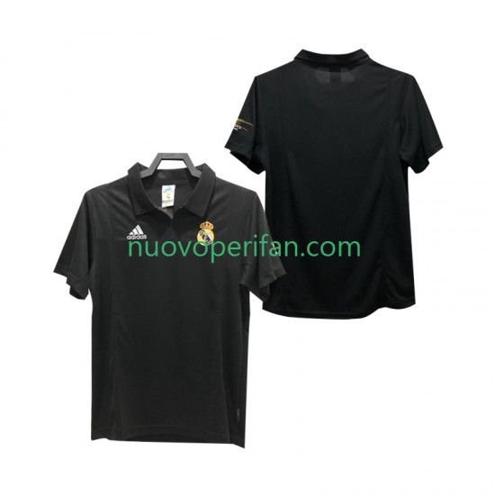 Maglie da Calcio Real Madrid 2003 Retro Uomo Trasferta Tenuta 2002 Maniche Corte