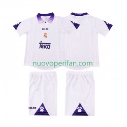 Maglie da Calcio Real Madrid 1997 Retro Bambino Prima Tenuta 1998 Maniche Corte