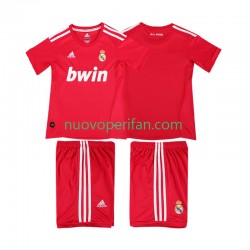 Maglie da Calcio Real Madrid 2012 Retro Bambino Alternativa Tenuta 2011 Maniche Corte