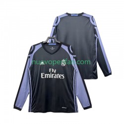 Maglie da Calcio Real Madrid 2016 2017 Retro Uomo Alternativa Tenuta Maniche Lunghe