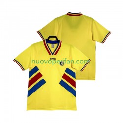 Maglie da Calcio Romania Retro Uomo Prima Tenuta 1994 Maniche Corte