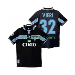 Maglie da Calcio SS Lazio VIERI 32 Retro Uomo Trasferta Tenuta 1998 1999 Maniche Corte