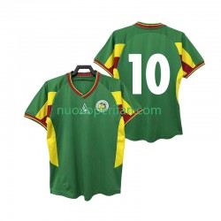 Maglie da Calcio Senegal 10 Retro Uomo Trasferta Tenuta 2002 Maniche Corte