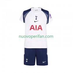 Maglie da Calcio Tottenham Hotspur Bambino Prima Tenuta 2025-2026 Maniche Corte