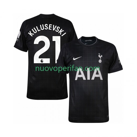 Maglie da Calcio Tottenham Hotspur Kulusevski 21 Uomo Trasferta Tenuta 2025-2026 Maniche Corte