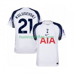 Maglie da Calcio Tottenham Hotspur Kulusevski 21 Uomo Prima Tenuta 2025-2026 Maniche Corte