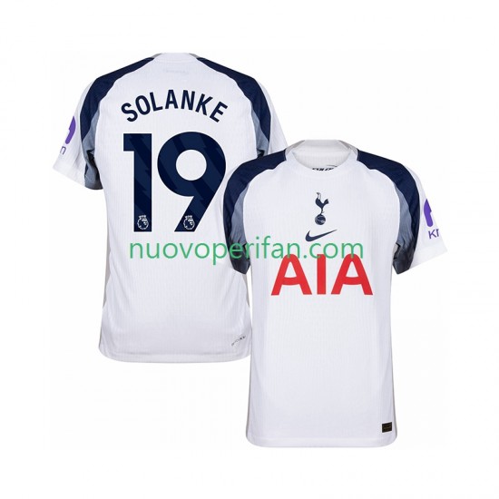 Maglie da Calcio Tottenham Hotspur Solanke 19 Uomo Prima Tenuta 2025-2026 Maniche Corte