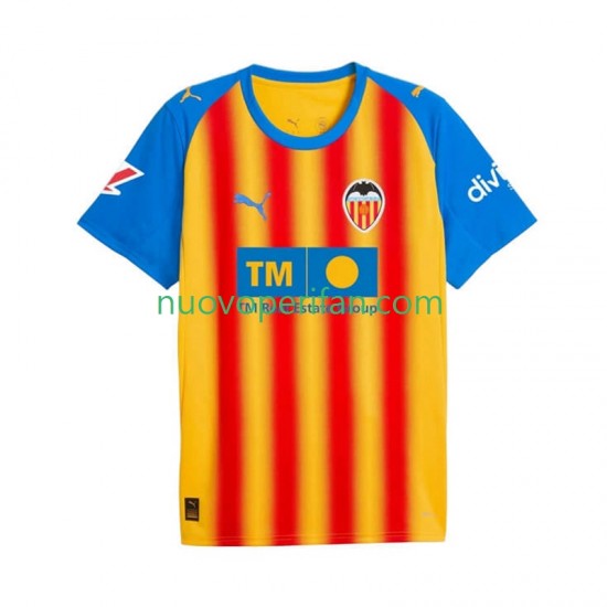 Maglie da Calcio Valencia CF Uomo Alternativa Tenuta 2025-2026 Maniche Corte