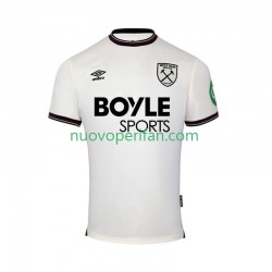 Maglie da Calcio West Ham United Uomo Trasferta Tenuta 2025-2026 Maniche Corte