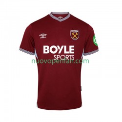Maglie da Calcio West Ham United Uomo Prima Tenuta 2025-2026 Maniche Corte