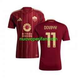 Maglie da Calcio AS Roma Artem Dovbyk 11 Uomo Prima Tenuta 2024-2025 Maniche Corte