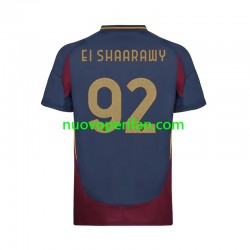 Maglie da Calcio AS Roma Stephan El Shaarawy 92 Uomo Alternativa Tenuta 2024-2025 Maniche Corte
