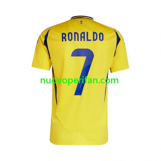 Maglie da Calcio Al Nassr Cristiano Ronaldo 7 Uomo Prima Tenuta 2024-2025 Maniche Corte