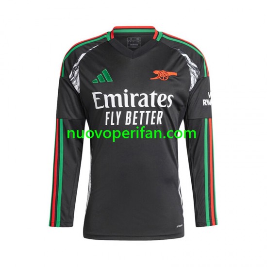 Maglie da Calcio Arsenal Uomo Trasferta Tenuta 2024-2025 Maniche Lunghe