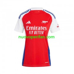 Maglie da Calcio Arsenal Donna Prima Tenuta 2024-2025 Maniche Corte