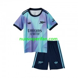 Maglie da Calcio Arsenal Bambino Alternativa Tenuta 2024-2025 Maniche Corte