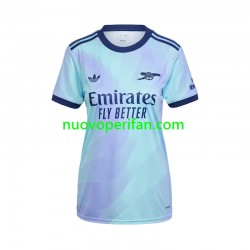 Maglie da Calcio Arsenal Donna Alternativa Tenuta 2024-2025 Maniche Corte