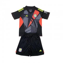 Maglie da Calcio Aston Villa Portiere Bambino Trasferta Tenuta 2024-2025 Maniche Corte