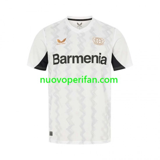 Maglie da Calcio Bayer 04 Leverkusen Uomo Trasferta Tenuta 2024-2025 Maniche Corte