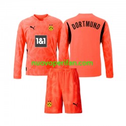 Maglie da Calcio Borussia Dortmund Portiere Bambino Alternativa Tenuta 2024-2025 Maniche Lunghe