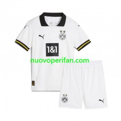 Maglie da Calcio Borussia Dortmund Bambino Alternativa Tenuta 2024-2025 Maniche Corte
