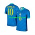 Maglie da Calcio Brasile Neymar JR 10 Uomo Trasferta Tenuta 2024 Maniche Corte