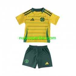 Maglie da Calcio Celtic Bambino Trasferta Tenuta 2024-2025 Maniche Corte