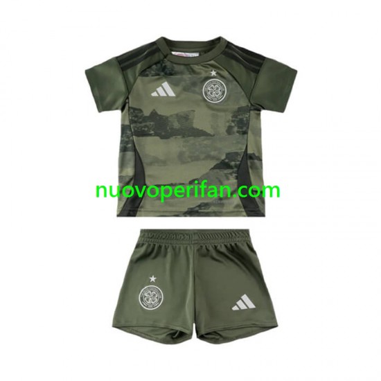 Maglie da Calcio Celtic Bambino Alternativa Tenuta 2024-2025 Maniche Corte