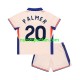 Maglie da Calcio Chelsea Cole Palmer 20 Bambino Trasferta Tenuta 2024-2025 Maniche Corte
