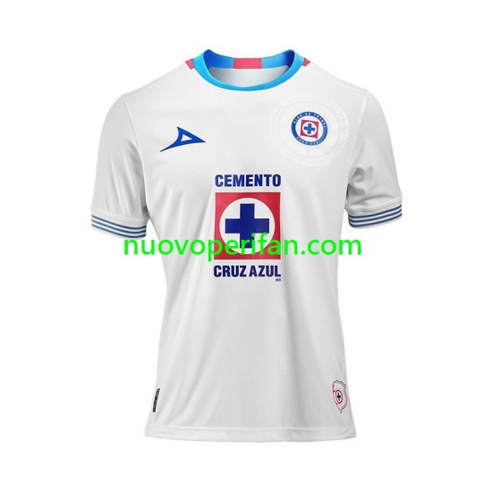 Maglie da Calcio Cruz Azul Uomo Trasferta Tenuta 2024-2025 Maniche Corte