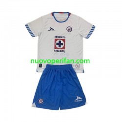 Maglie da Calcio Cruz Azul Bambino Trasferta Tenuta 2024-2025 Maniche Corte