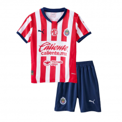 Maglie da Calcio Deportivo Guadalajara Bambino Prima Tenuta 2024-2025 Maniche Corte