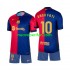 Maglie da Calcio FC Barcelona Ansu Fati 10 Bambino Prima Tenuta 2024-2025 Maniche Corte