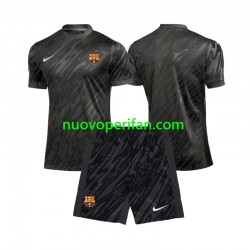 Maglie da Calcio FC Barcelona Portiere Bambino Alternativa Tenuta 2024-2025 Maniche Corte