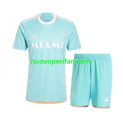 Maglie da Calcio Inter Miami Bambino Alternativa Tenuta 2024-2025 Maniche Corte