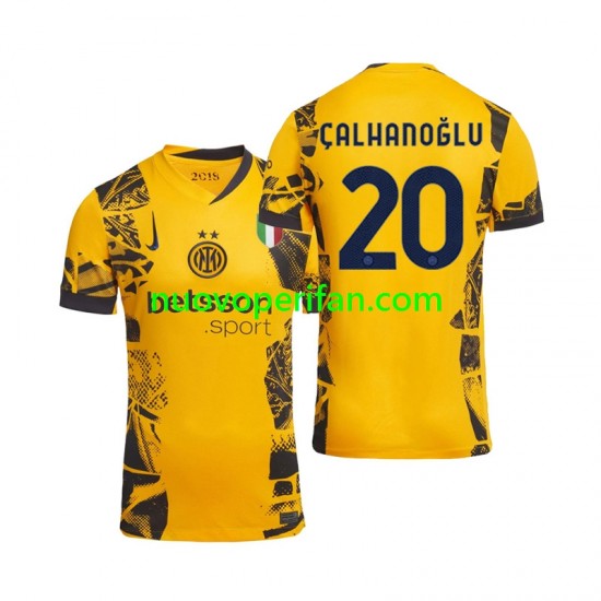 Maglie da Calcio Inter Milan Hakan Calhanoglu 20 Uomo Alternativa Tenuta 2024-2025 Maniche Corte
